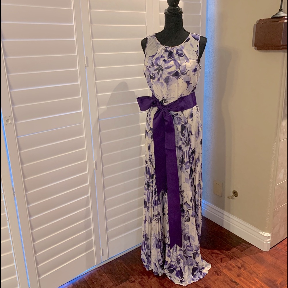 Eliza J Purple Maxi dress